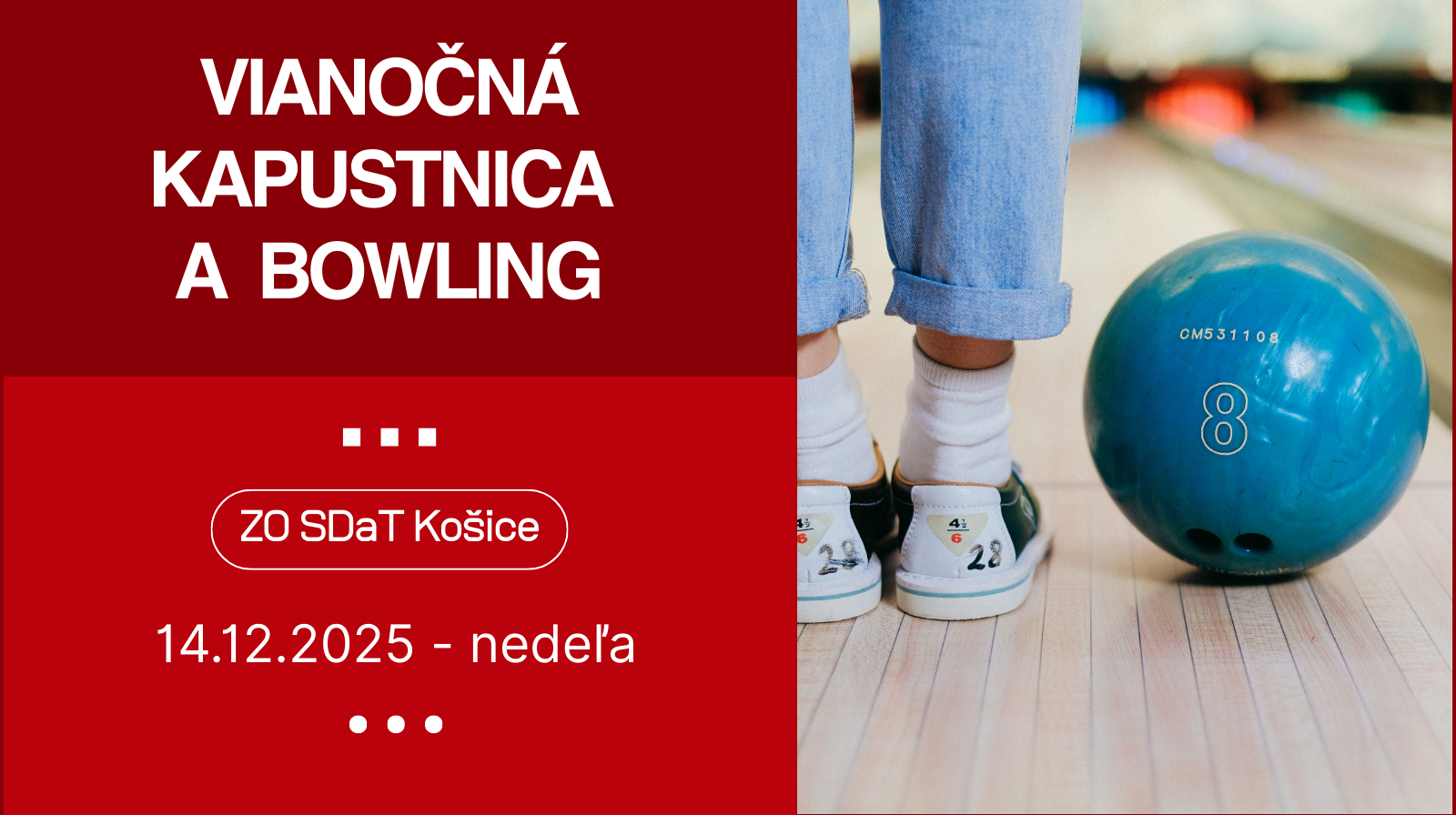 vianočná kapustnica a bowling